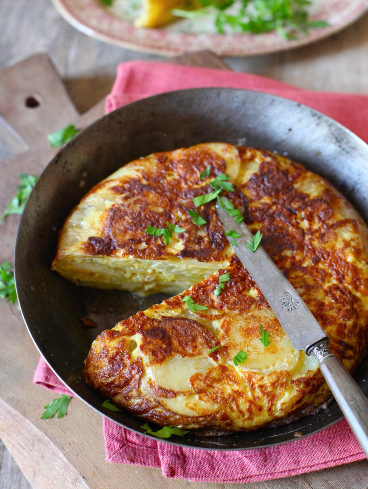 Tortilla of potatoes and onion Le Pistou